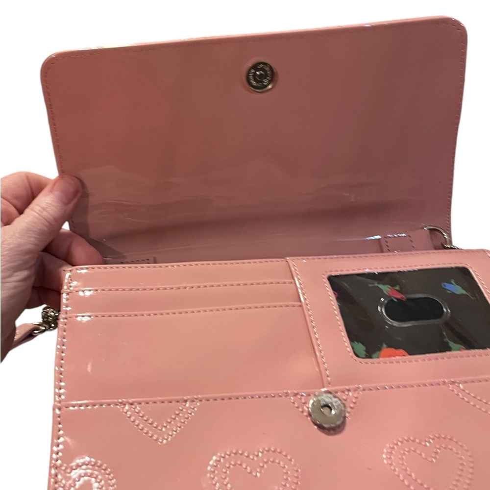 Betsey Johnson pink crossbody handbag - Picture 4 of 5